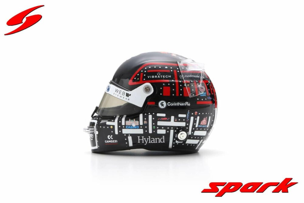 Spark 2023 Alfa Romeo Valtteri Bottas Monaco GP Helmet Model 2 | IG Studio