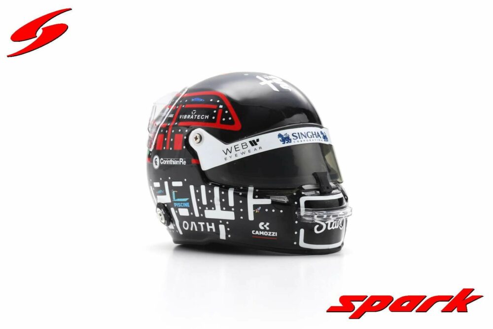 Spark 2023 Alfa Romeo Valtteri Bottas Monaco GP Helmet Model 3 | IG Studio
