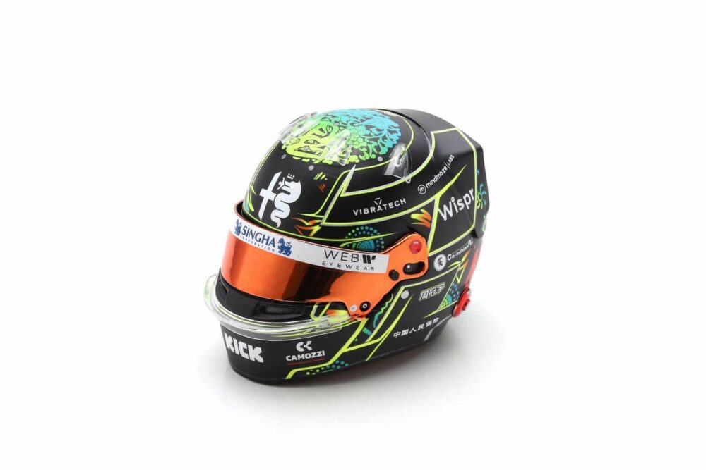 Spark 2023 Zhou Guanyu Australian GP Helmet Model 1 | IG Studio