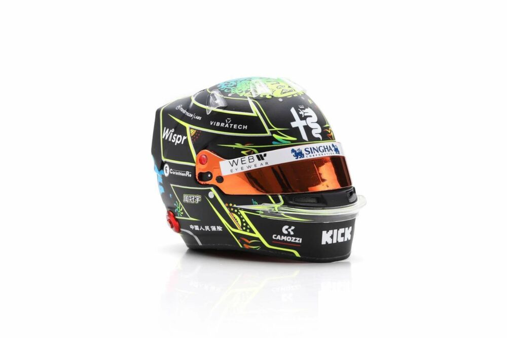 Spark 2023 Zhou Guanyu Australian GP Helmet Model 3 | IG Studio