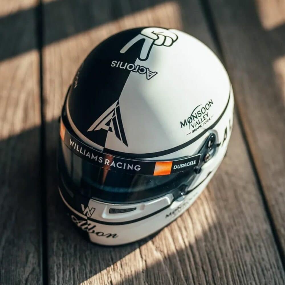 Albon 2023 British GP Helmet 1 | IG Studio