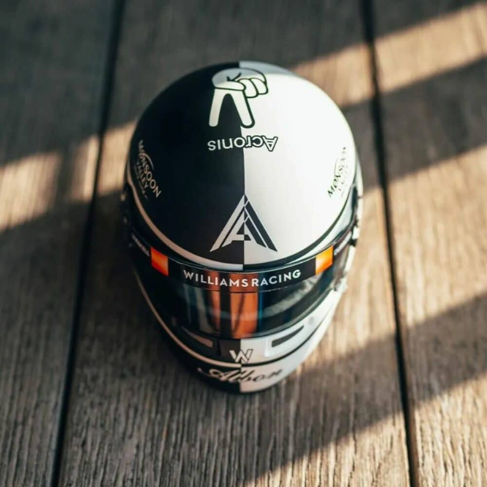 Albon 2023 British GP Helmet 6 | IG Studio