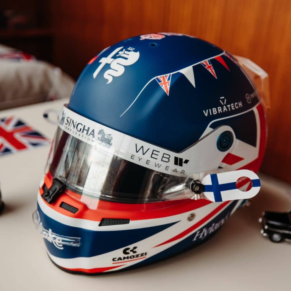 Bottas 2023 British GP Helmet | IG Studio