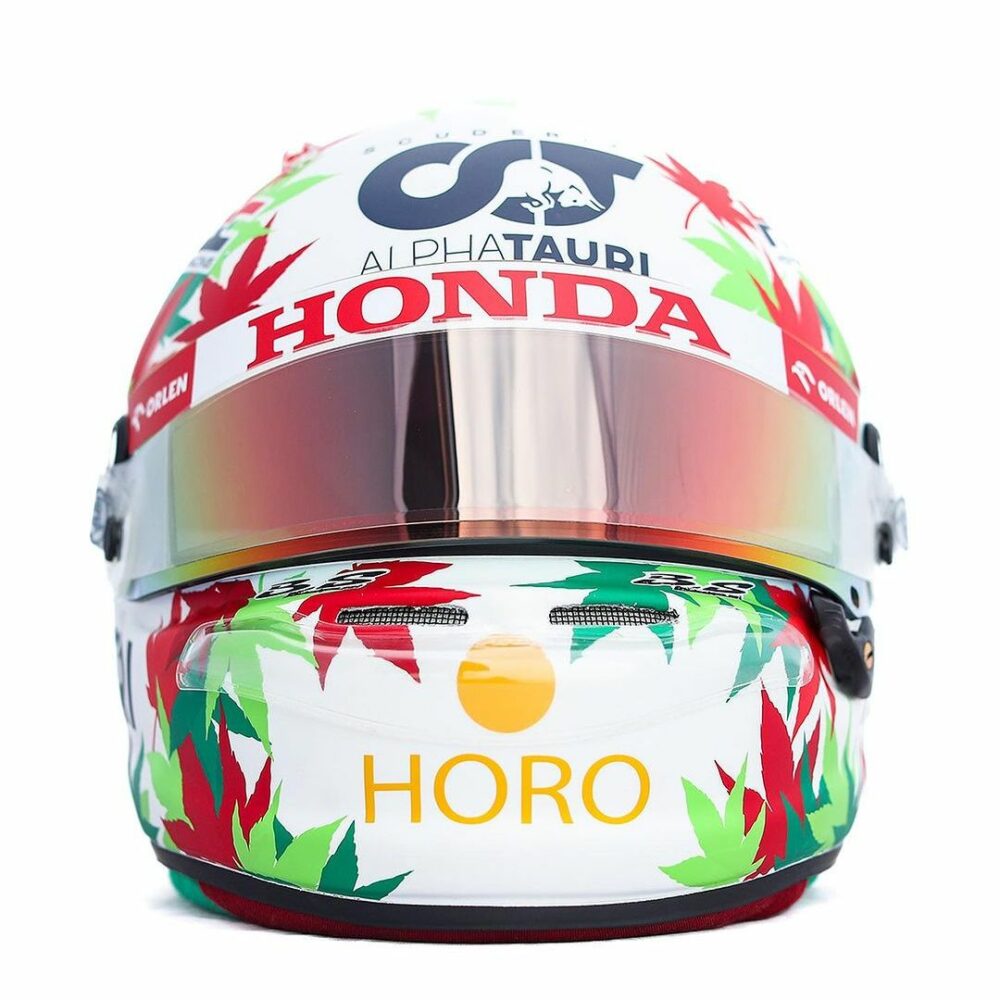 Tsunoda 2023 Italian GP Helmet 1 | IG Studio