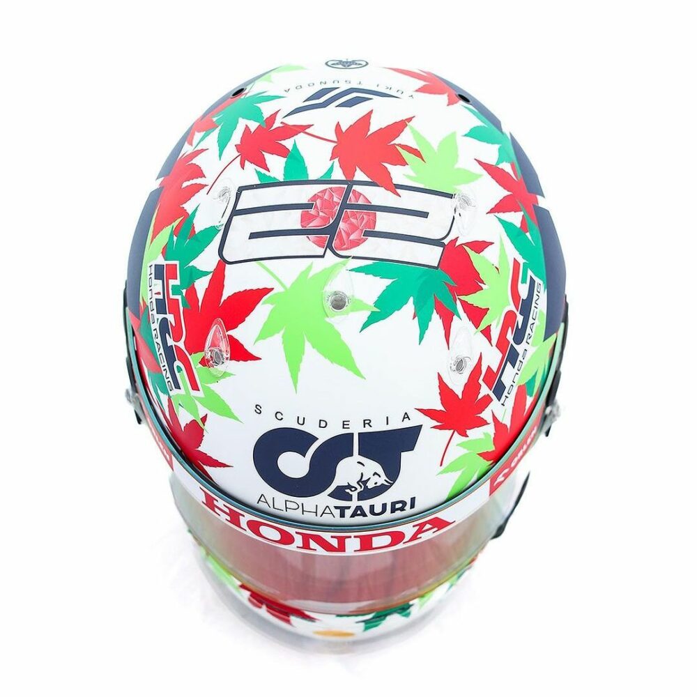 Tsunoda 2023 Italian GP Helmet 2 | IG Studio