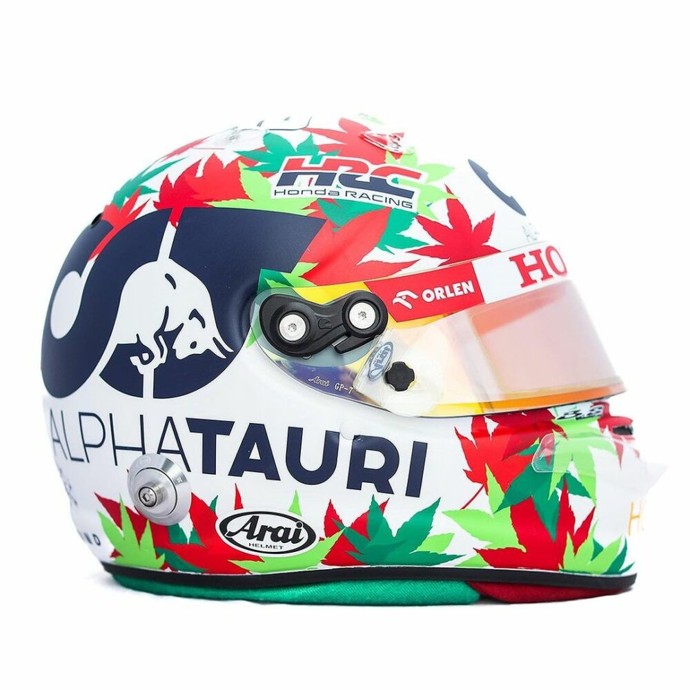 Tsunoda 2023 Italian GP Helmet 3 | IG Studio