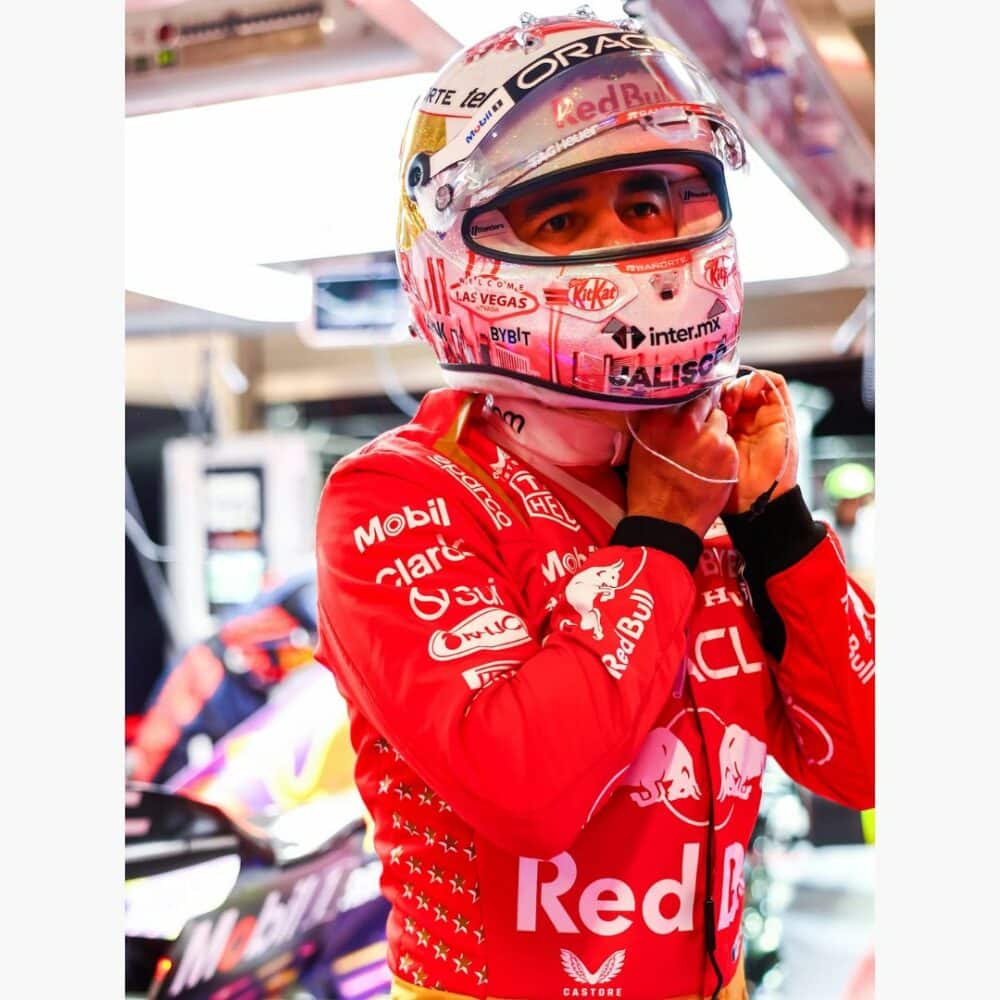 Schuberth Sergio Perez 2023 Las Vegas GP Helmet 5 | IG Studio