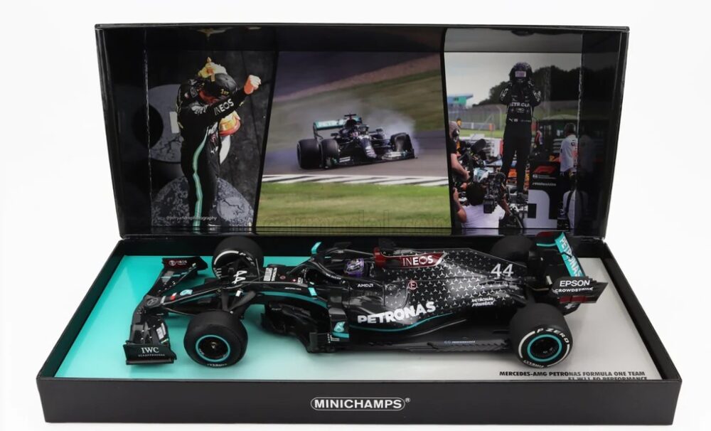 Minichamps Lewis Hamilton 2020 British GP with Broken Tyre Model 1 | IG Studio