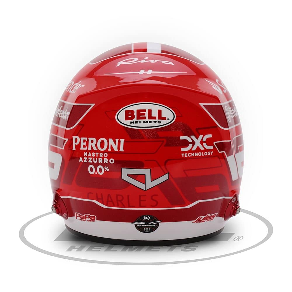 Bell Helmet 2024 Ferrari Charles Leclerc Mini Helmet 4 | IG Studio