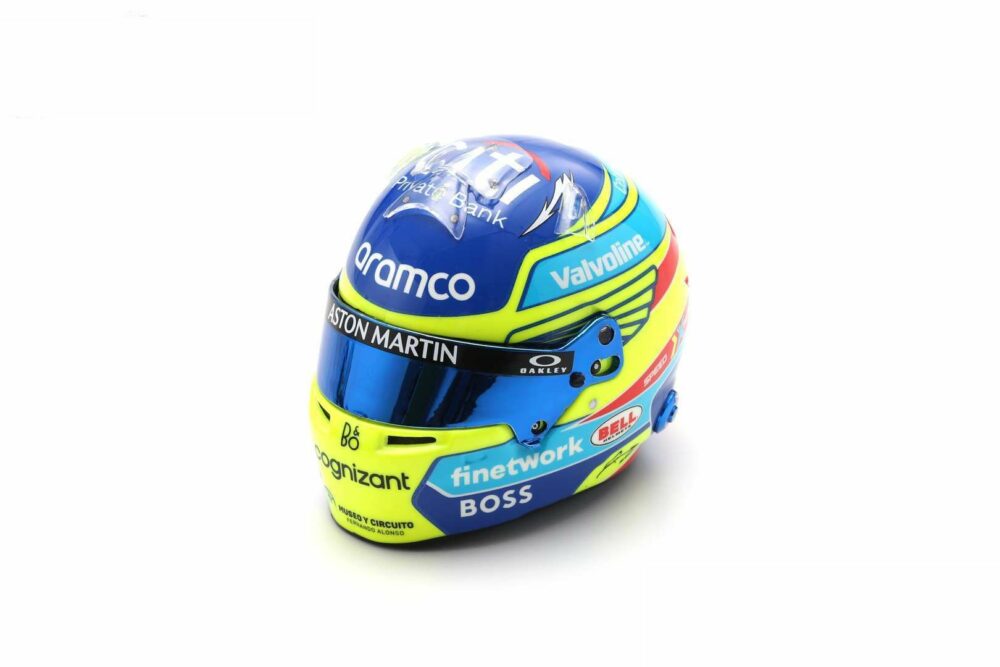 Spark Aston Martin Fernando Alonso 2024 Season Helmet 2 | IG Studio
