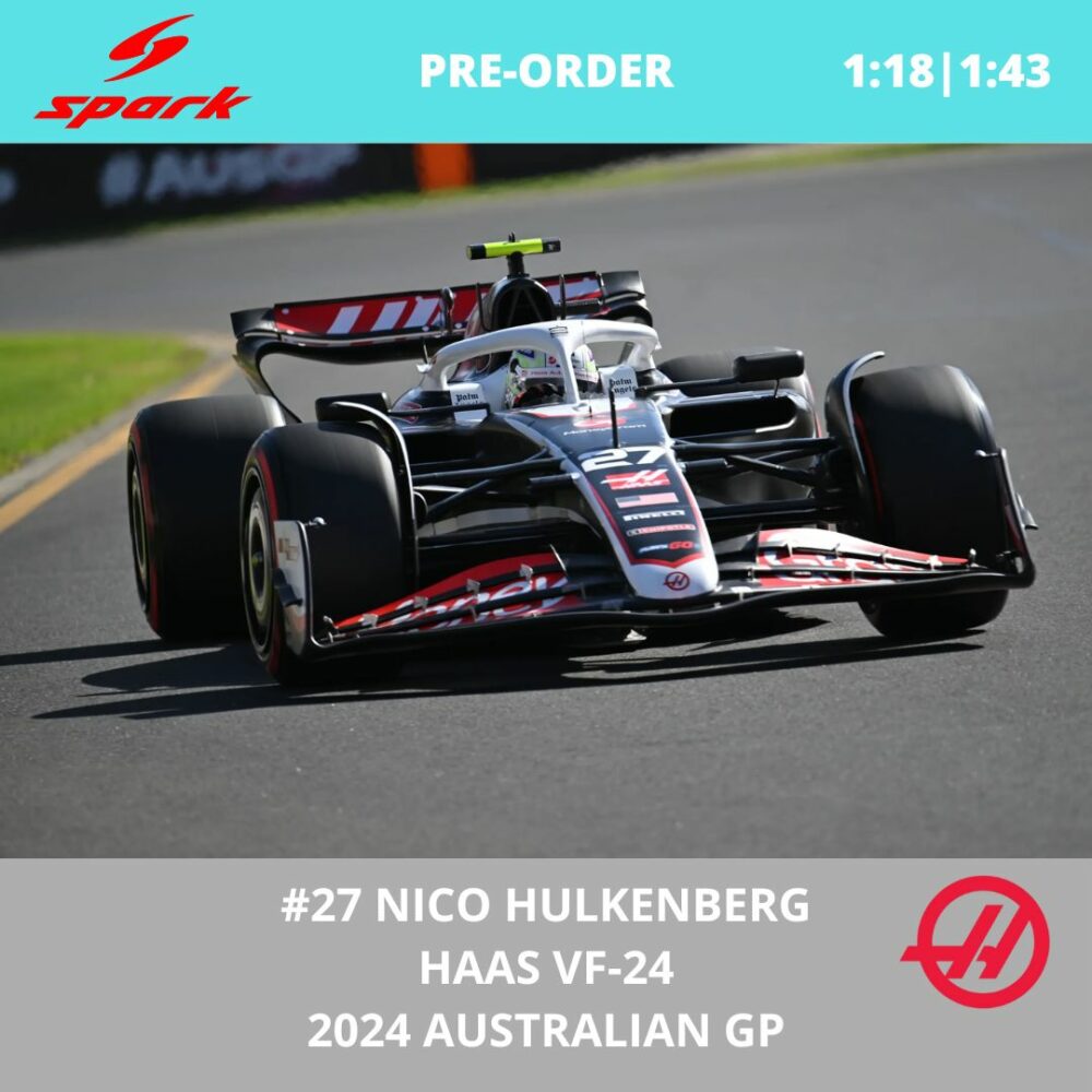Nico Hulkenberg - Haas VF-24 - 2024 Australian GP - Spark Model