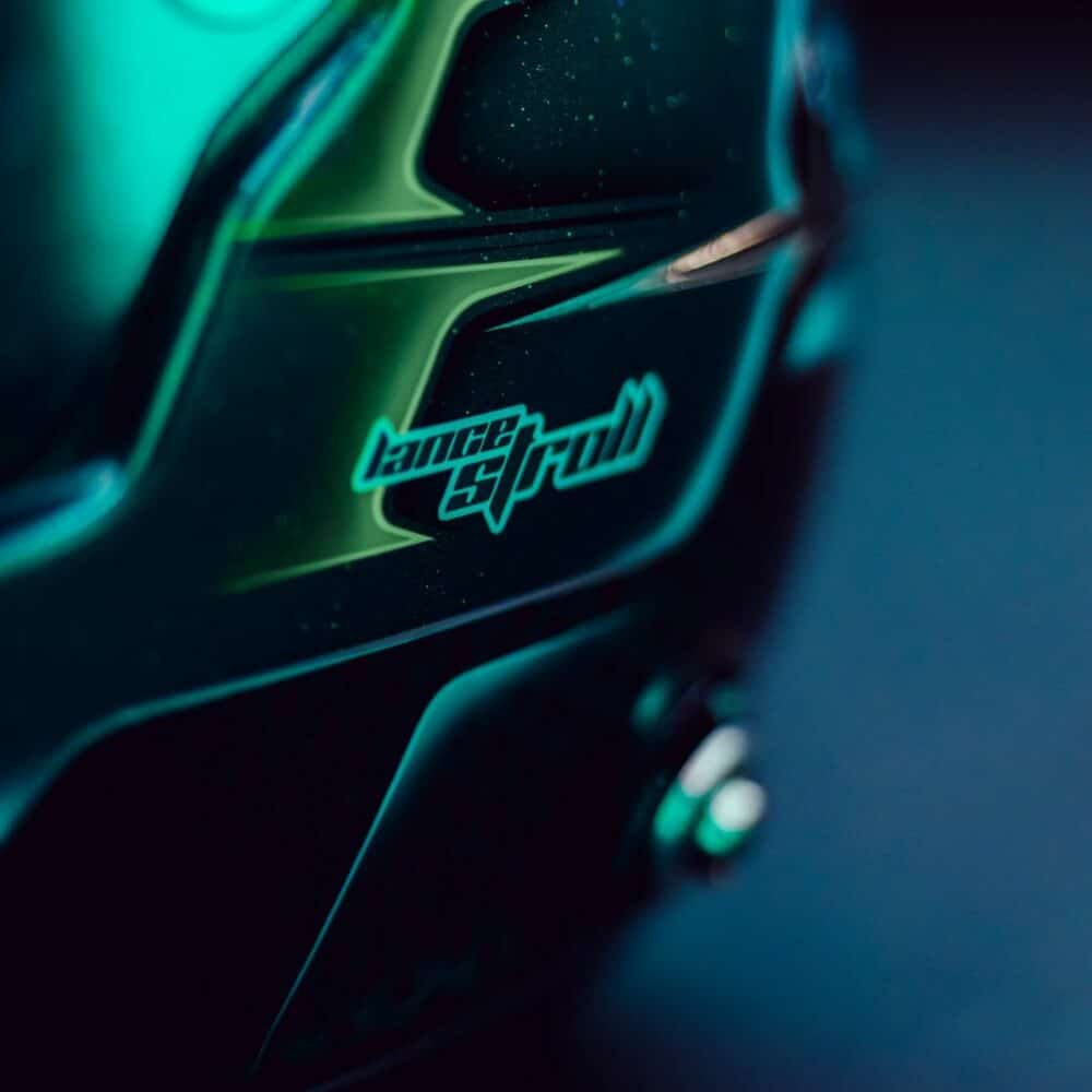 Spark Lance Stroll 2024 Season Helmet Model 5 | IG Studio