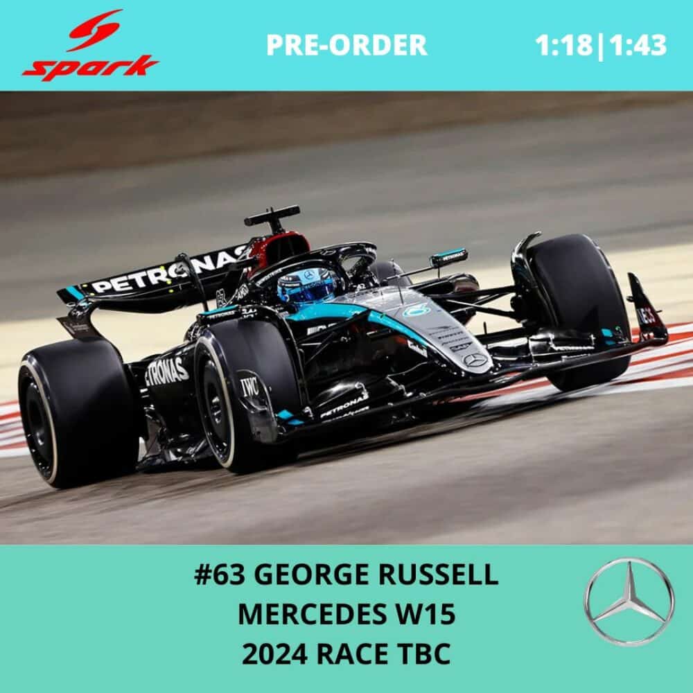 George Russell - Mercedes W15 - 2024 Race TBC - Spark Model