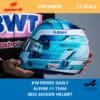 Spark Pierre Gasly 2024 Season Helmet Model 1 | IG Studio
