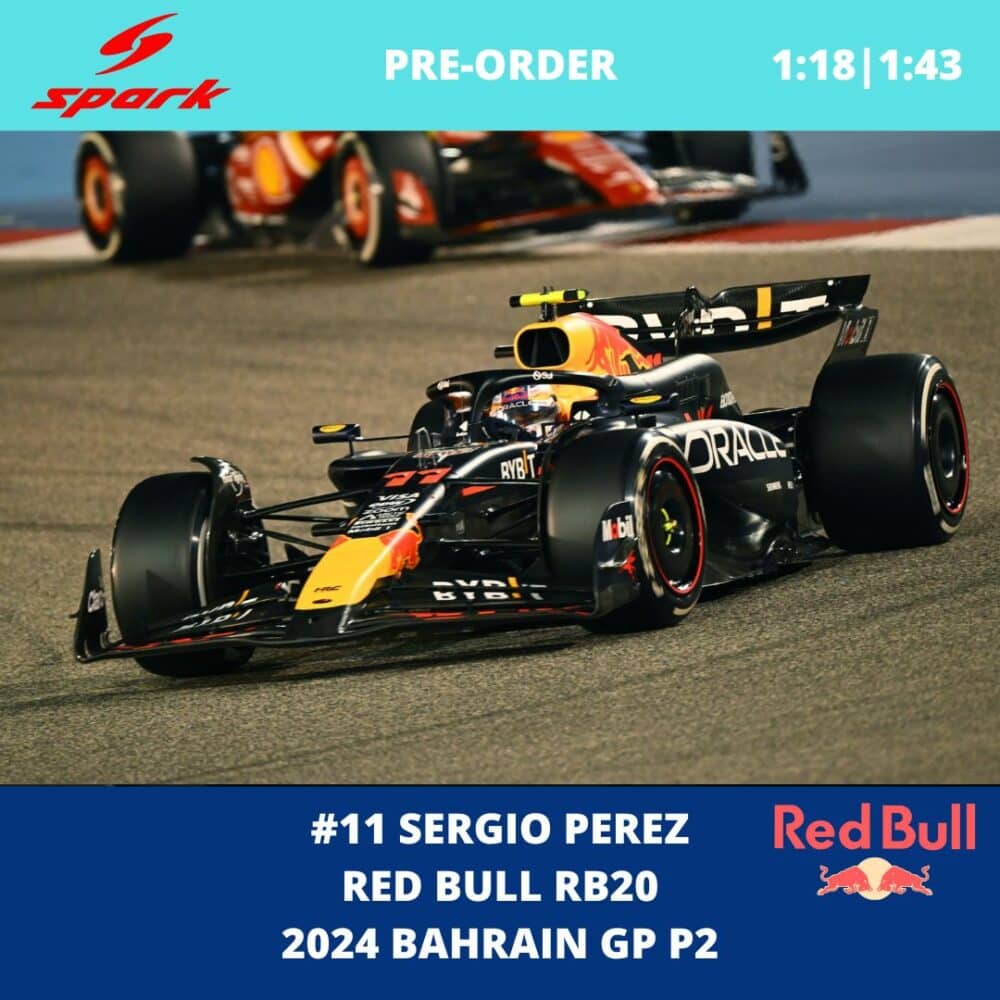 Sergio Perez - Red Bull RB20 - 2024 Bahrain GP P2 - Spark Model