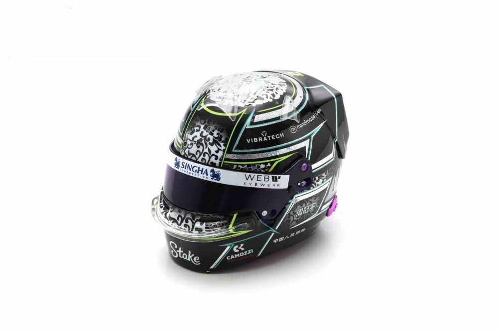 Spark Stake F1 Zhou Guanyu Season Helmet 2 | IG Studio