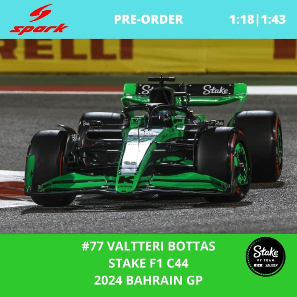 Valtteri Bottas - Stake F1 C44 - 2024 Bahrain GP - Spark Model
