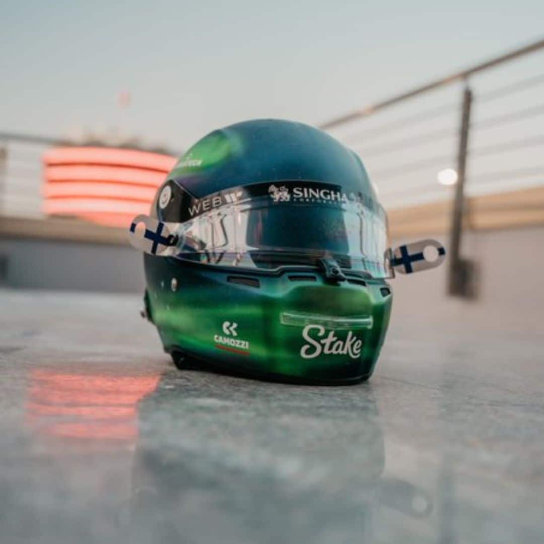Spark Valtteri Bottas 2024 Season Helmet Model 2 | IG Studio