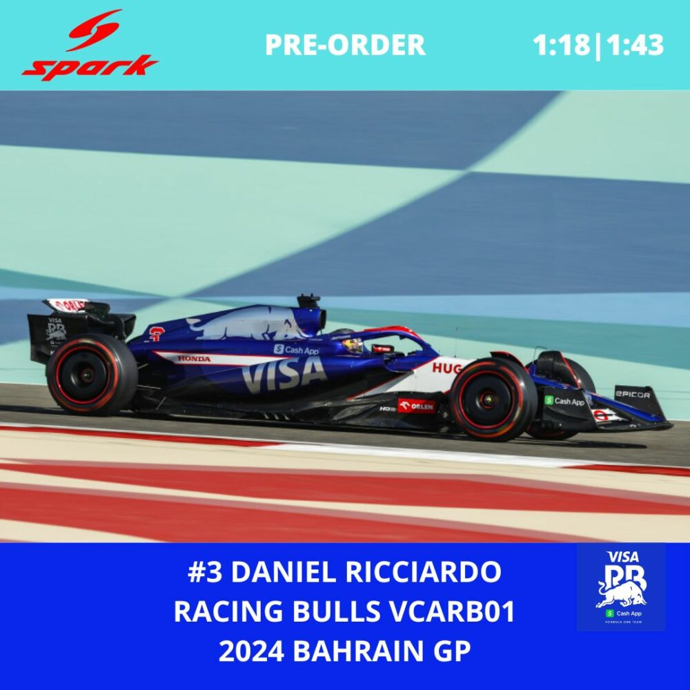 Daniel Ricciardo - Visa Cash App RB VCARB01 - 2024 Bahrain GP - Spark Model