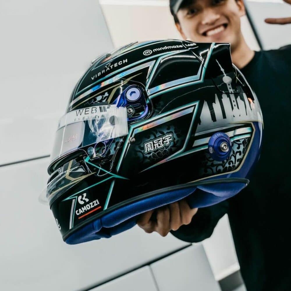 Spark Zhou Guanyu 2024 Season Helmet Model 2 | IG Studio