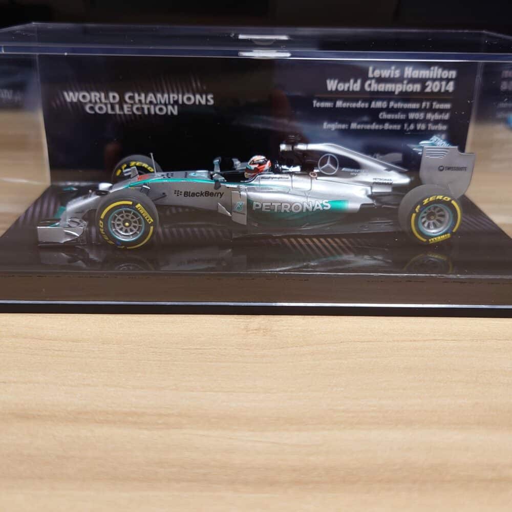 Minichamps Lewis Hamilton 2014 World Champion Model 1 | IG Studio