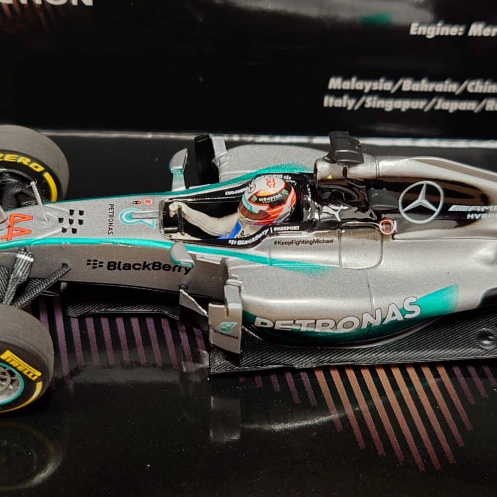 Minichamps Lewis Hamilton 2014 World Champion Model | IG Studio