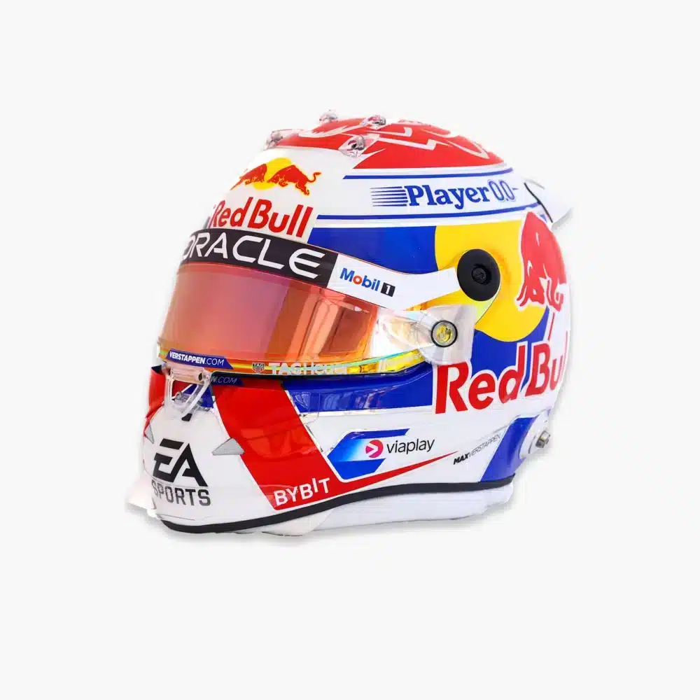 1 2 Max Verstappen 2024 Season Mini Helmet | IG Studio