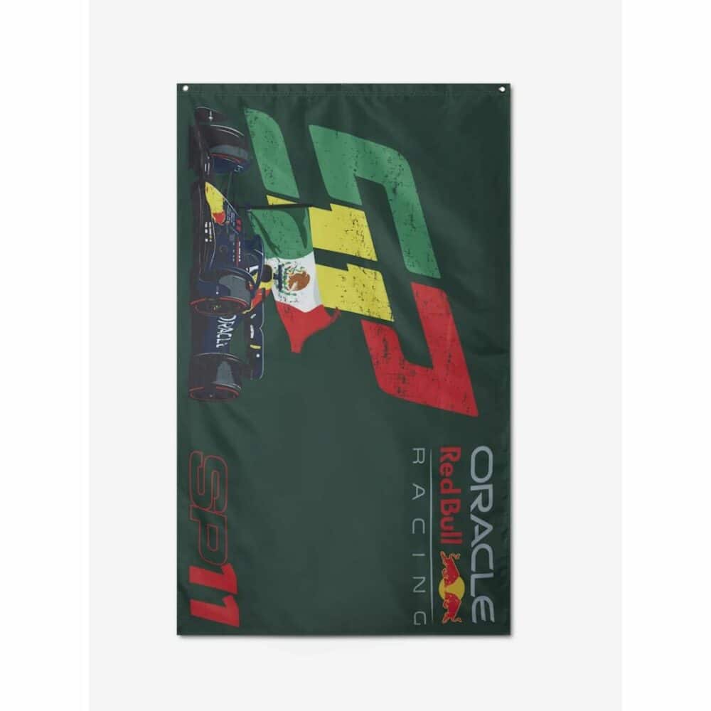 Red Bull Racing Sergio Perez Flag 1 | IG Studio