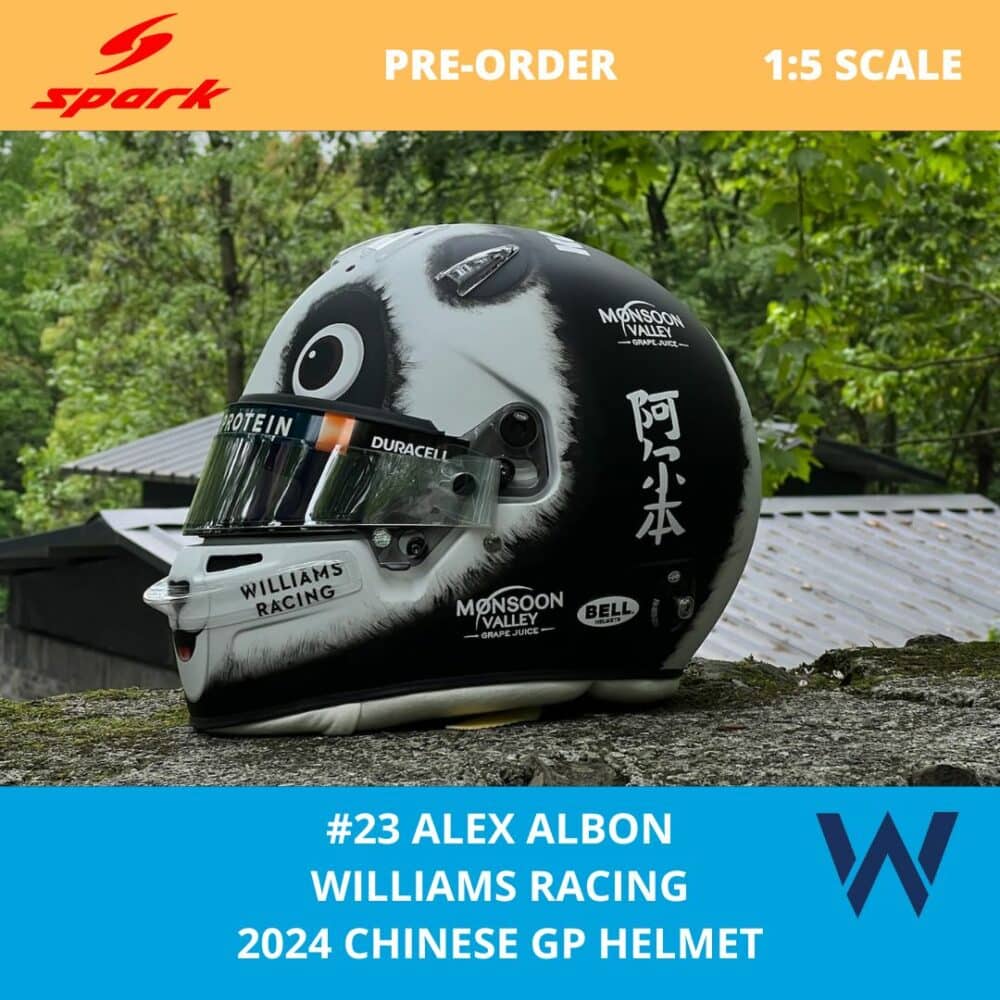 Spark Williams Alex Albon Chinese GP Helmet 1 | IG Studio